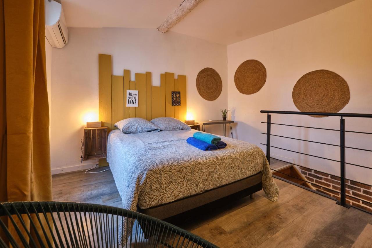 Melina - Jacuzzi - Maison Avec Cour Climatisee Proche Cite Medieval Carcassone Kültér fotó